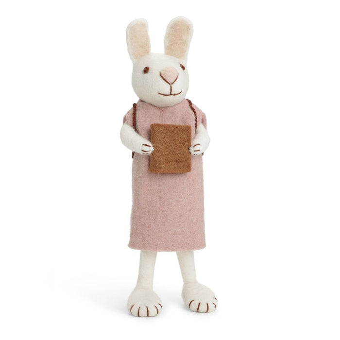 En Gry & Sif little white hare - school girl