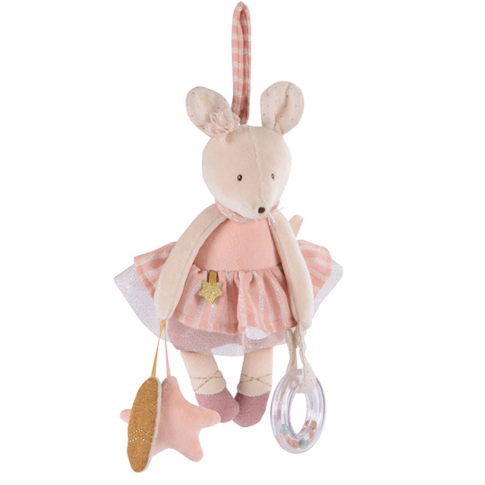Moulin Roty Soft Pink Activity Mouse