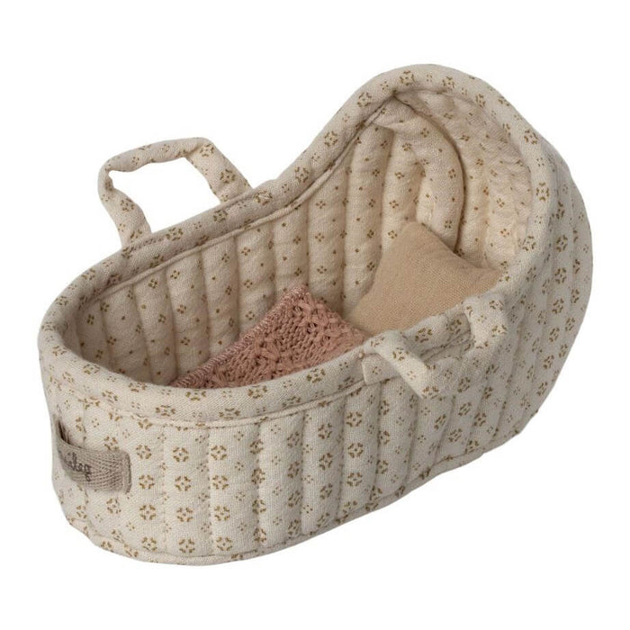 Maileg Micro Bunnies' Carry Cot and Bed Linen