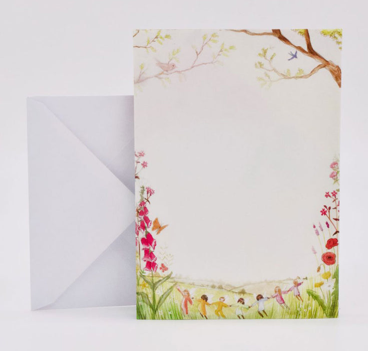 Wilded Family seasonal notepaper - spring & summer