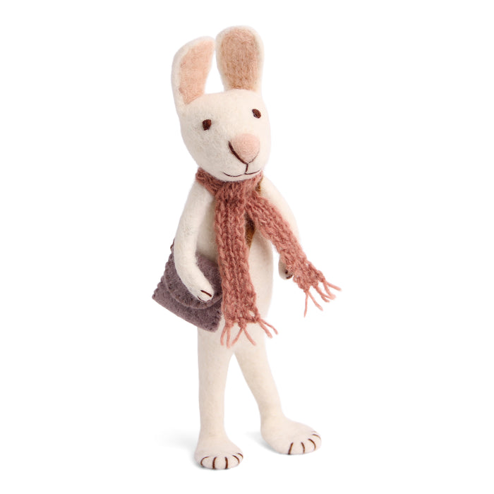 En Gry & Sif little white hare - scarf & bag
