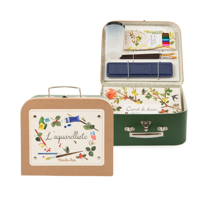Moulin Roty watercolour suitcase