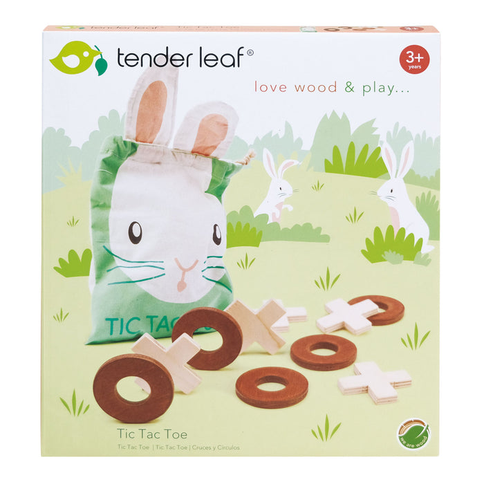 Tender Leaf Wooden Toy - Bunny Tic Tac Toe