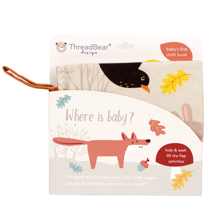 Where is Baby? Woodland crinkly cloth book