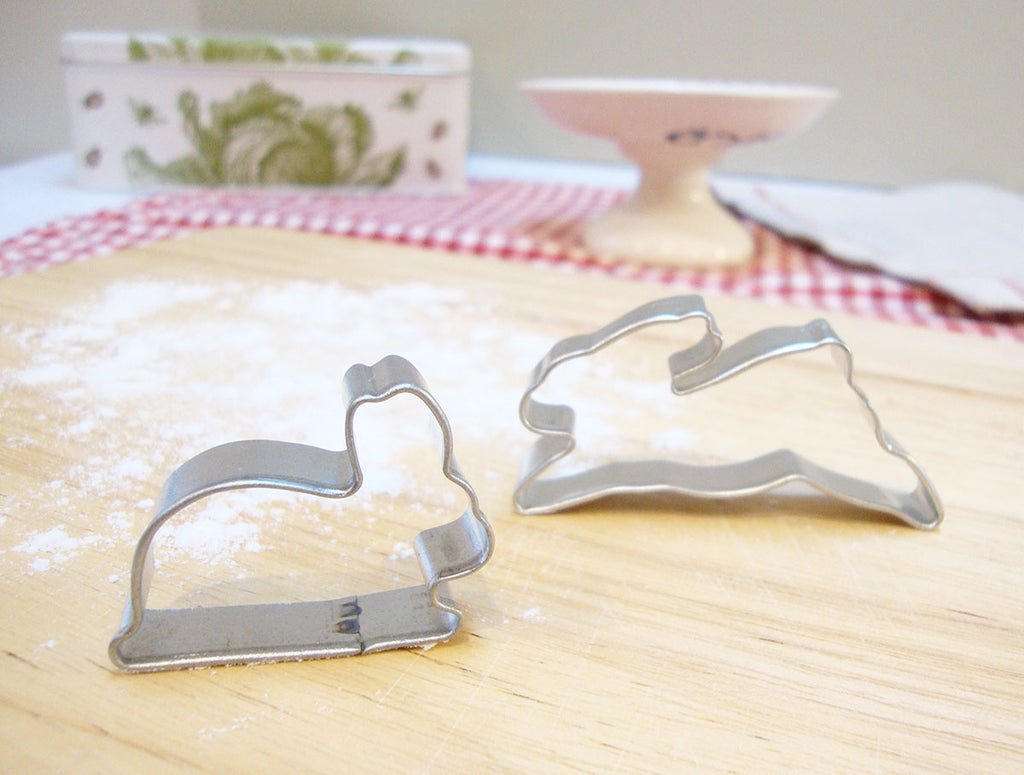 Bunny biscuit cutters 