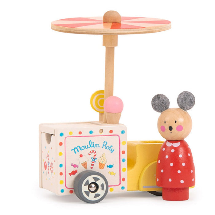 Moulin Roty Grand Family Wooden Ice Cream Cart