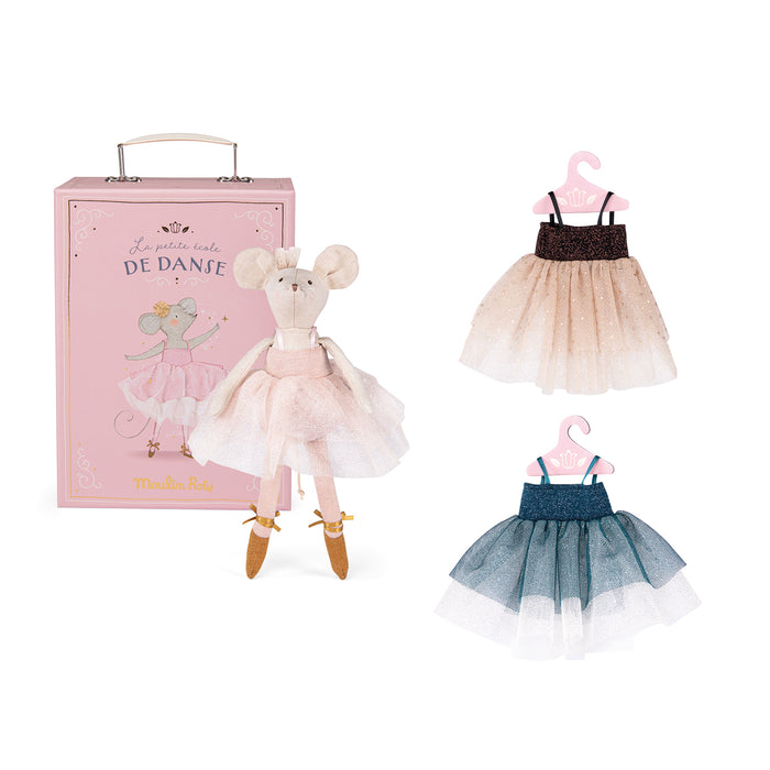 Moulin Roty Ballerina Mouse Wardrobe Suitcase