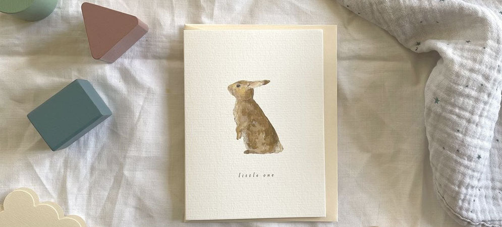 Cottontail Rabbit Card New Baby Cards– Cottontails Baby