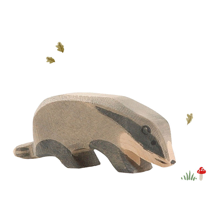 Ostheimer wooden toy animal - badger