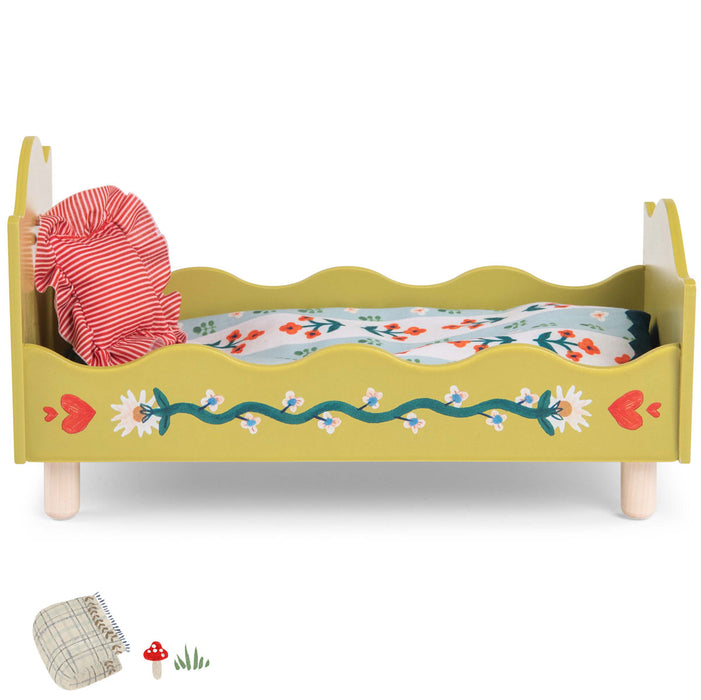 Moulin Roty Minouchkas Wooden Bed & Linens