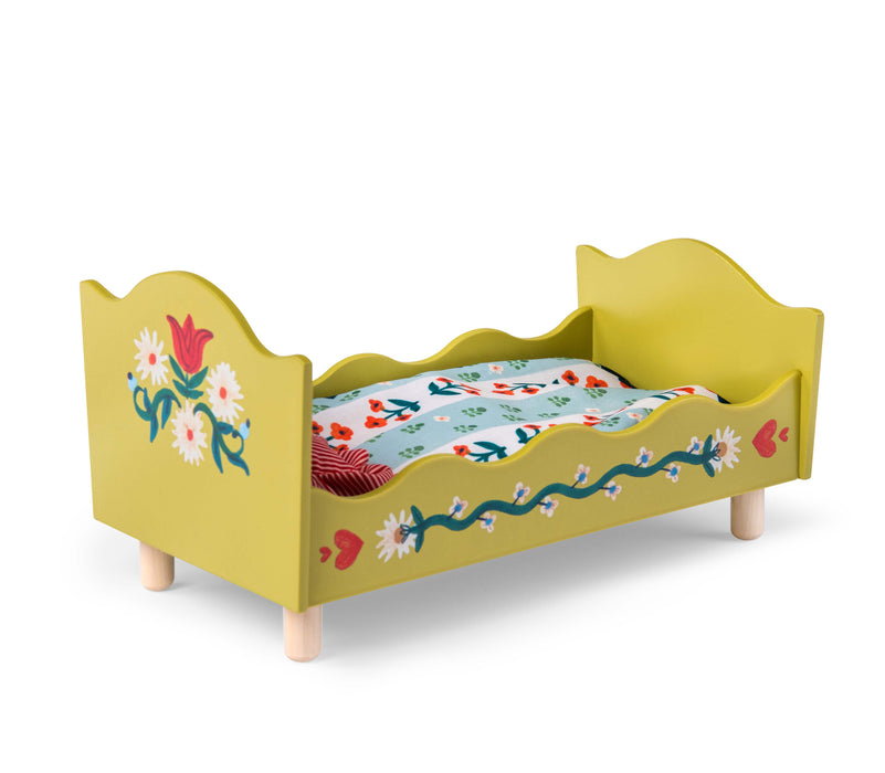 Moulin Roty Minouchkas Wooden Bed & Linens