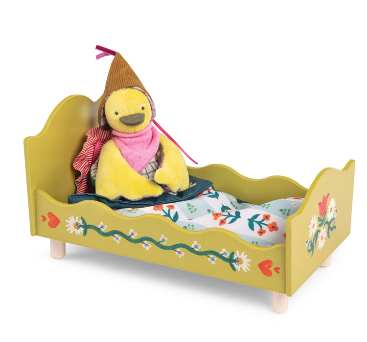 Moulin Roty Minouchkas Wooden Bed & Linens