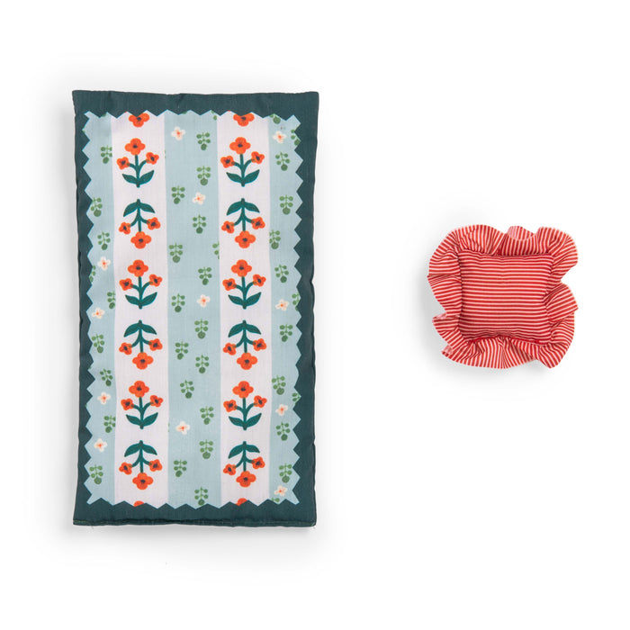 Moulin Roty Minouchkas Wooden Bed & Linens