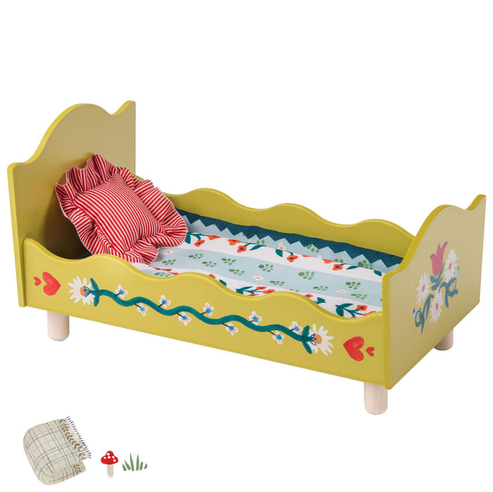 Moulin Roty Minouchkas Wooden Bed & Linens