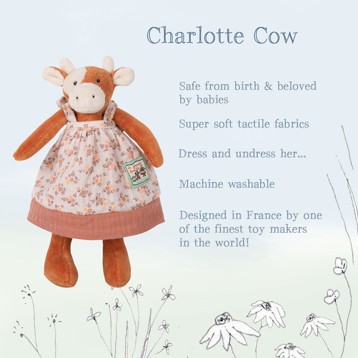 Moulin Roty Charlotte the cow 32cm