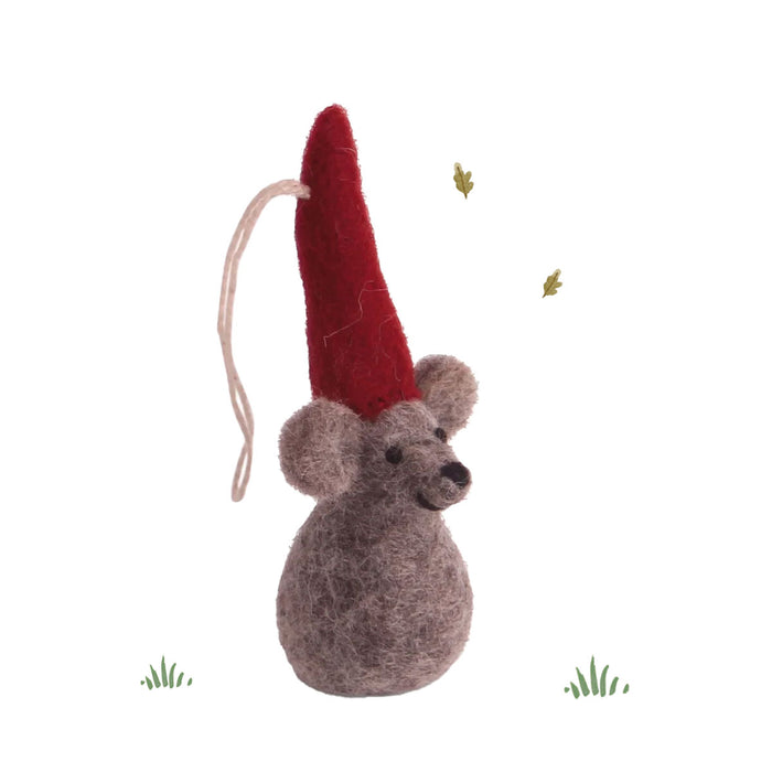 Gry & Sif handmade decoration - little Christmas mouse