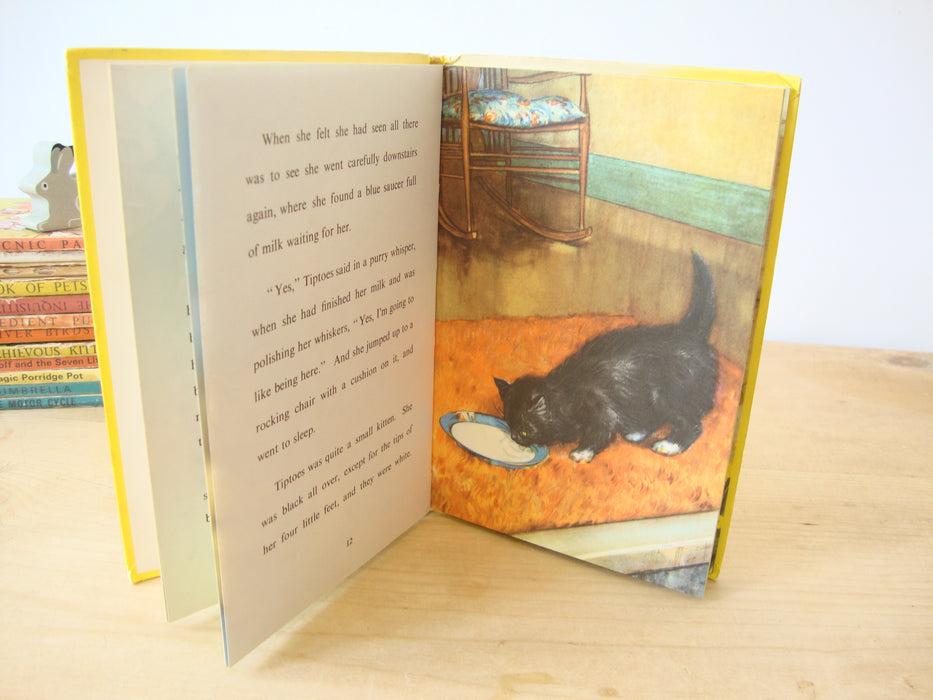 VINTAGE Ladybird book - series 497 Tiptoes the Mischievous Kitten