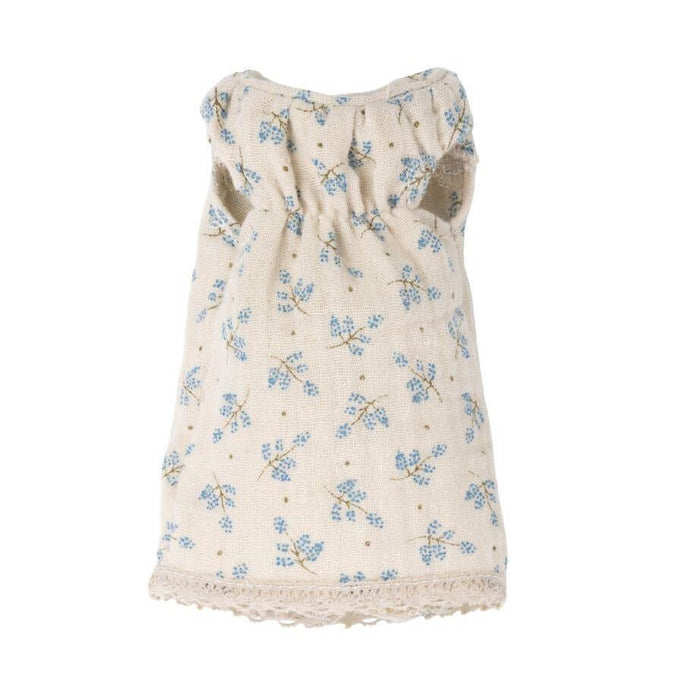 Maileg Size 1 Rabbit Clothing - Blue Dress