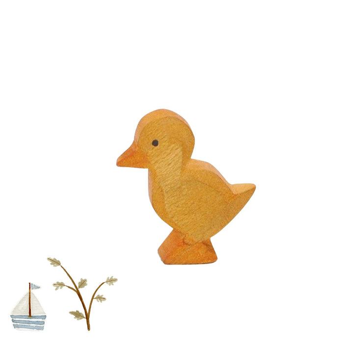 Ostheimer wooden toy bird - tiny duckling