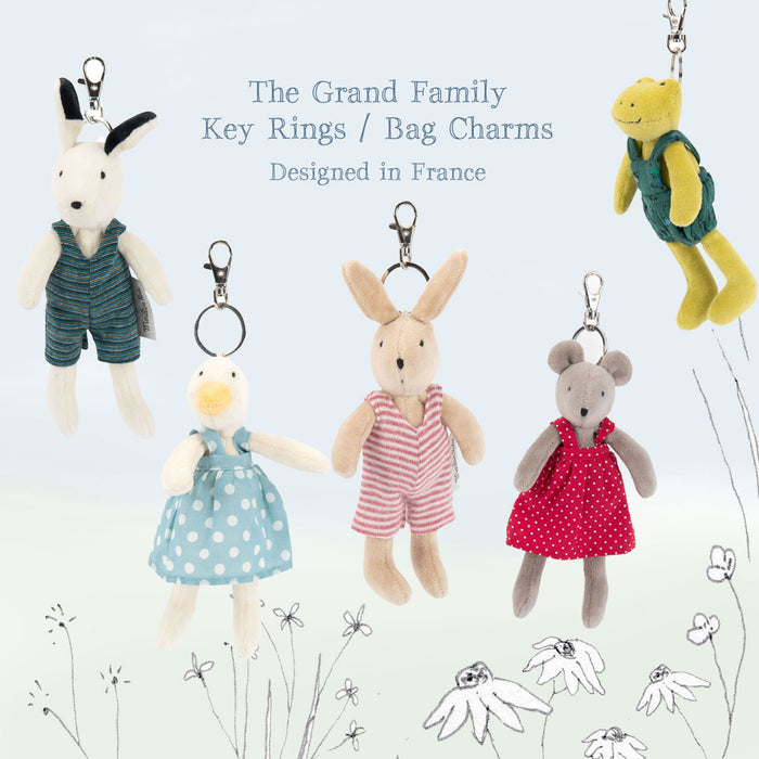 Moulin Roty Sylvain Rabbit key ring / bag charm