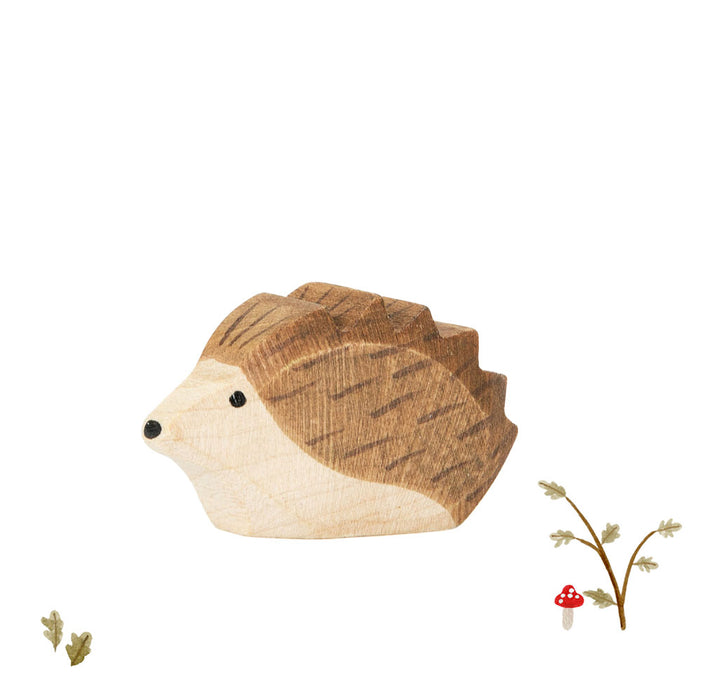 Ostheimer wooden toy animal - baby hedgehog