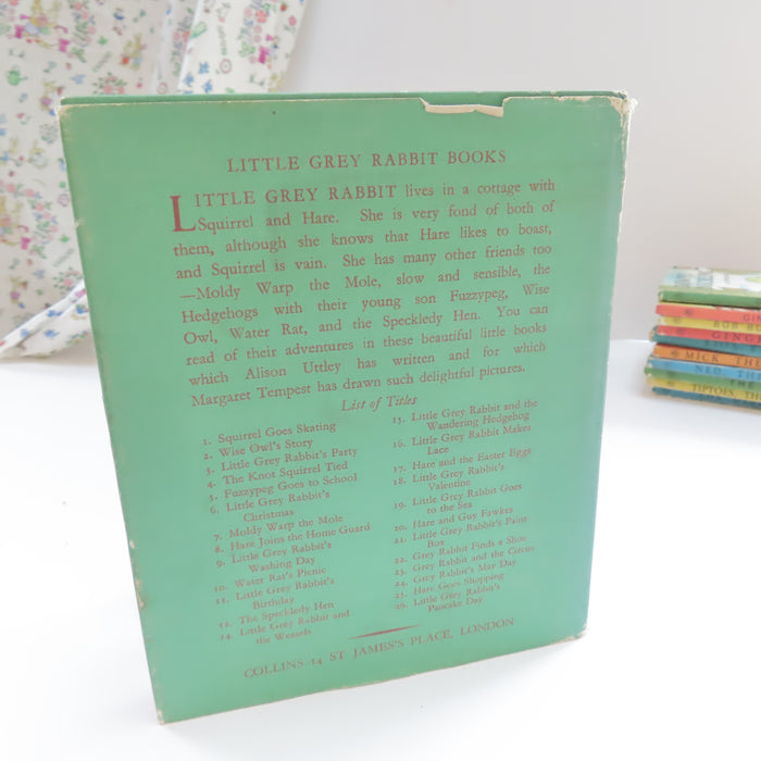 VINTAGE book - Little Grey Rabbit's Pancake Day with DJ (1967 - first edition)