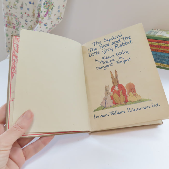 VINTAGE book - The Squirrel The Hare and The Little Grey Rabbit (1945)