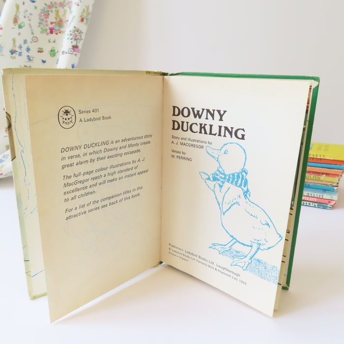 VINTAGE Ladybird book - Downy Duckling (1975)