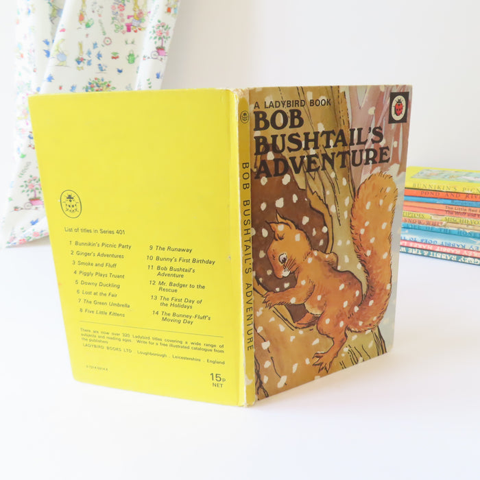 VINTAGE Ladybird book - Bob Bushtail's Adventures (1974)