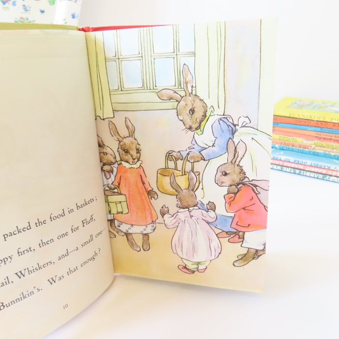 VINTAGE Ladybird book - Bunnikin's Picnic Party (early 1980s)