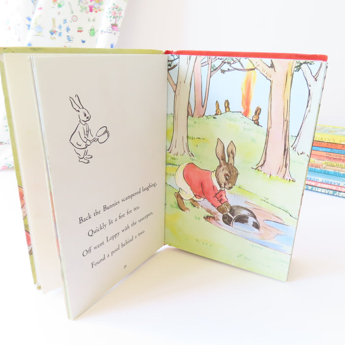 VINTAGE Ladybird book - Bunnikin's Picnic Party (late 1970s)