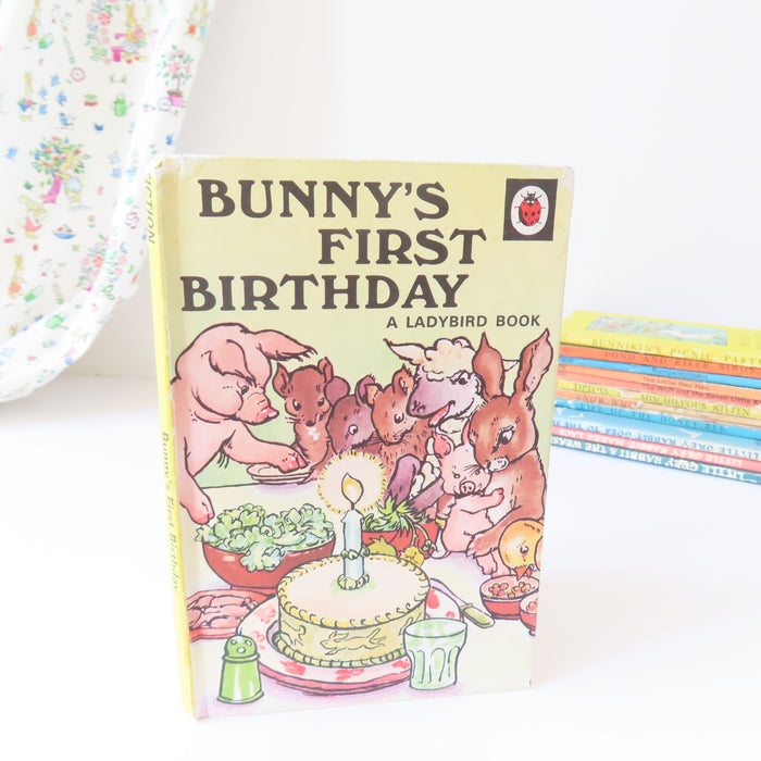VINTAGE Ladybird book - Bunny's First Birthday (mid 1980s)