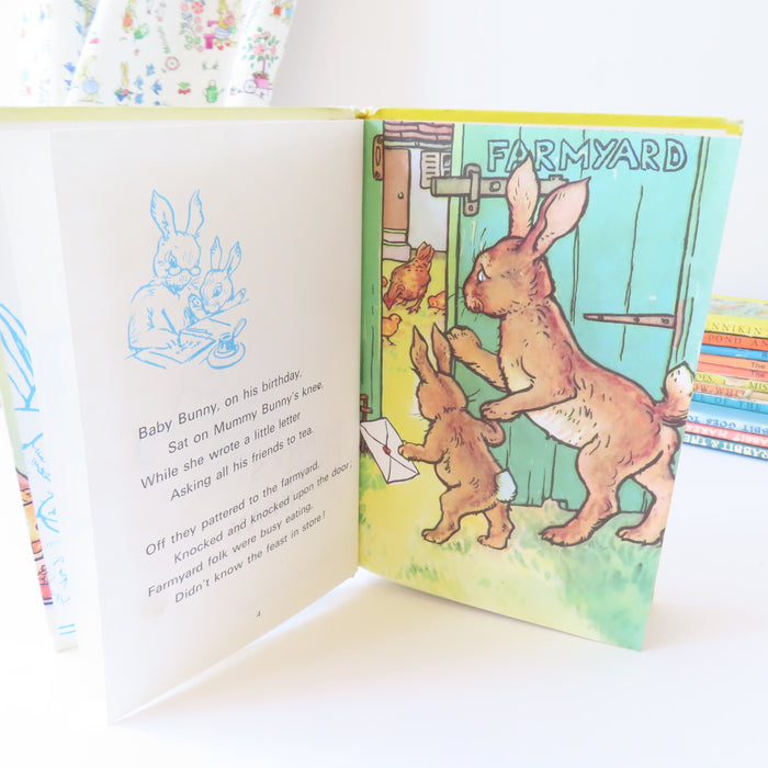 VINTAGE Ladybird book - Bunny's First Birthday (mid 1980s)