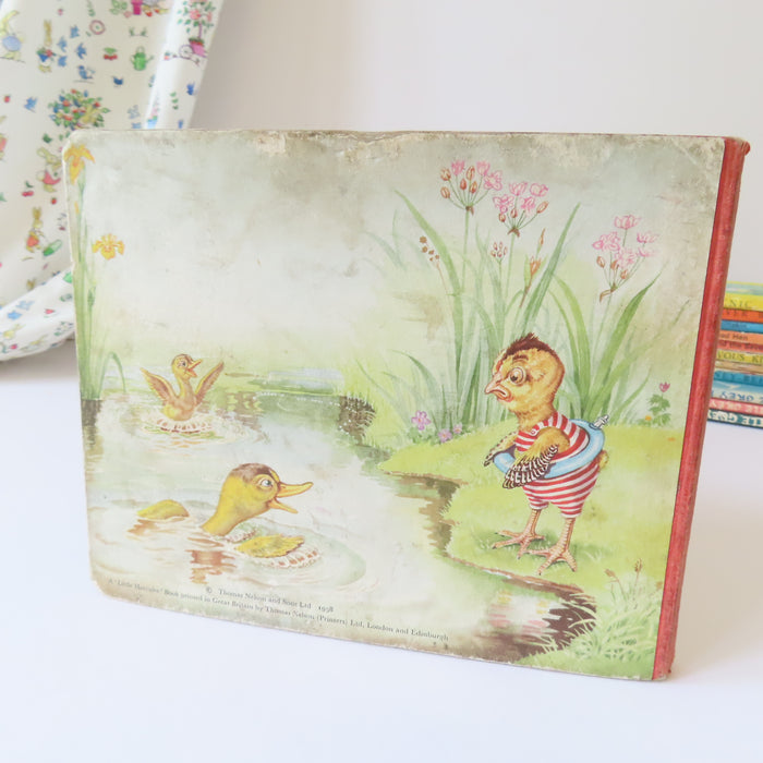 VINTAGE children's board book - Animal Lesson Time (1958)