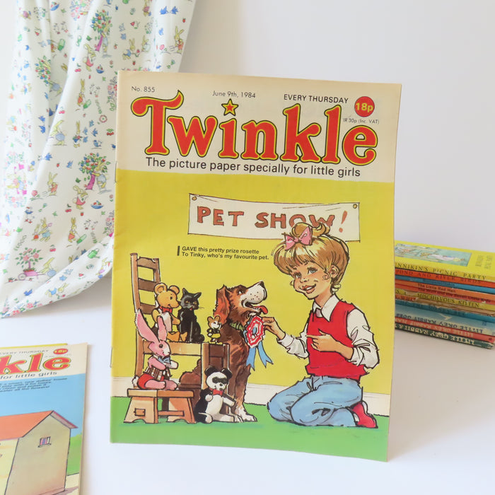 VINTAGE Twinkle magazine No. 855  'Pet Show' (June 9th 1984)