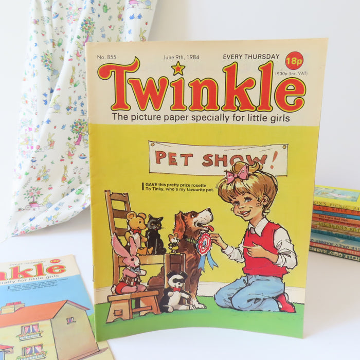 VINTAGE Twinkle magazine No. 855  'Pet Show' (June 9th 1984)
