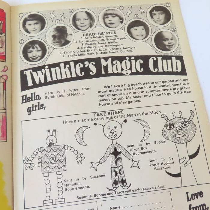 VINTAGE Twinkle magazine No 866 Doll's House (August 25th 1984)