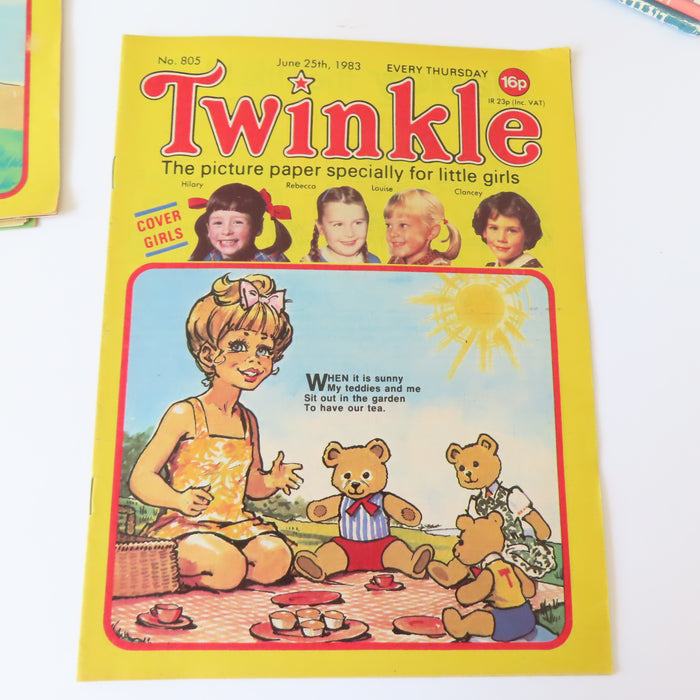 VINTAGE Twinkle magazine No. 805  'Teddy Bears' Picnic' (June 25th 1983)