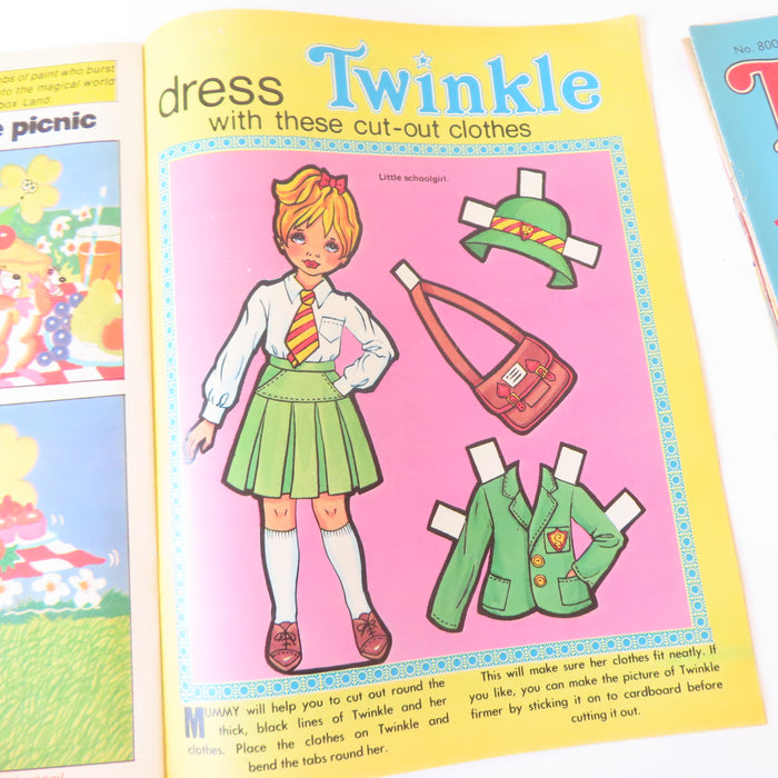 VINTAGE Twinkle magazine No. 805  'Teddy Bears' Picnic' (June 25th 1983)