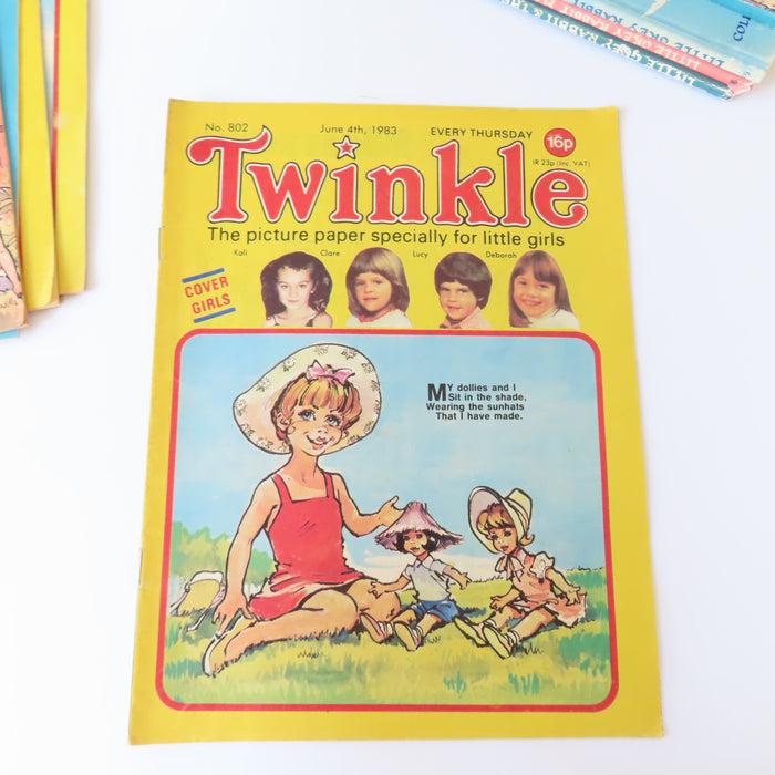 VINTAGE Twinkle magazine No. 802  'In the Sun' (June 4th, 1983)