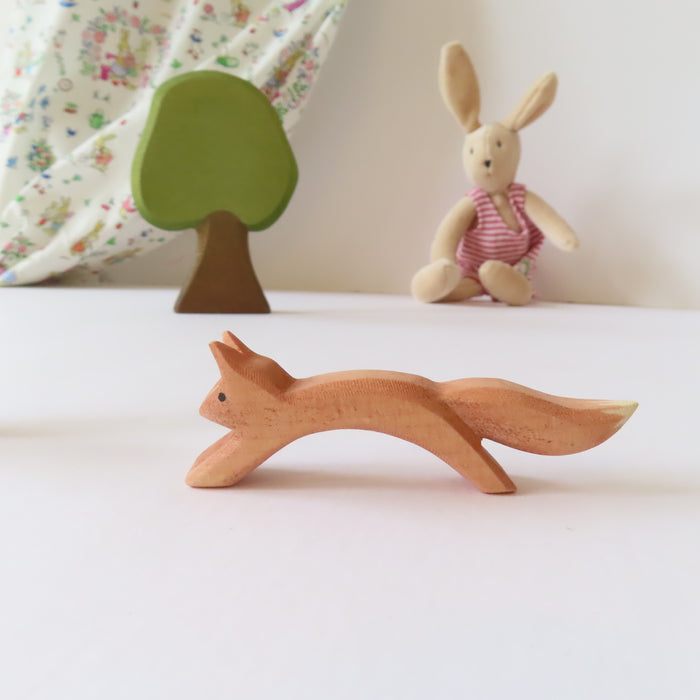 Ostheimer wooden toy animal - squirrel running