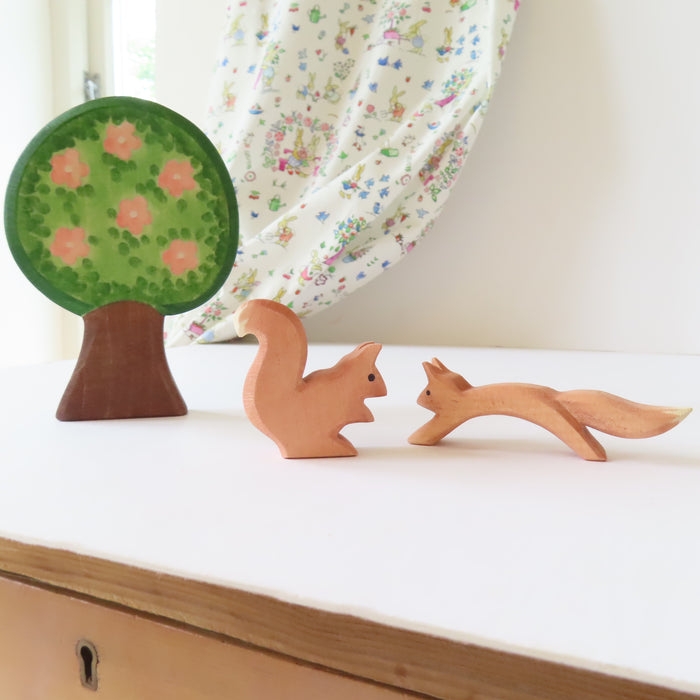 Ostheimer wooden toy animal - squirrel running