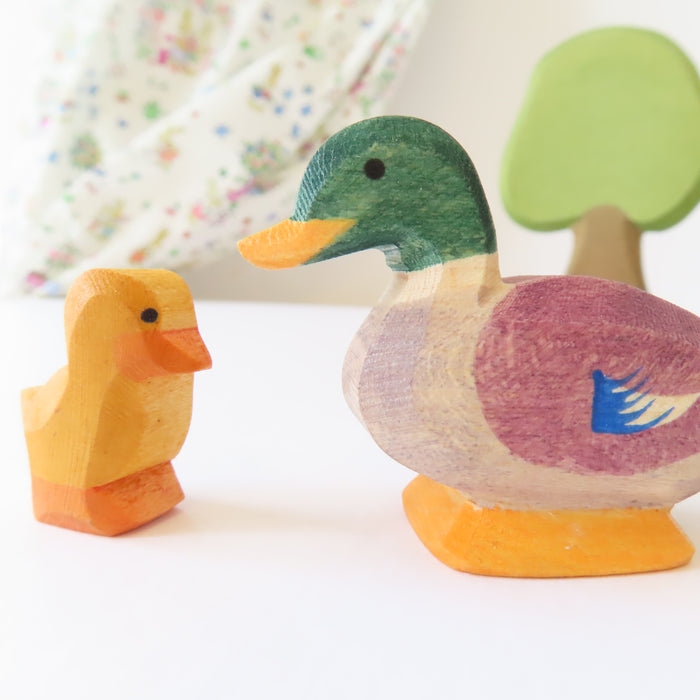Ostheimer wooden toy bird - male duck