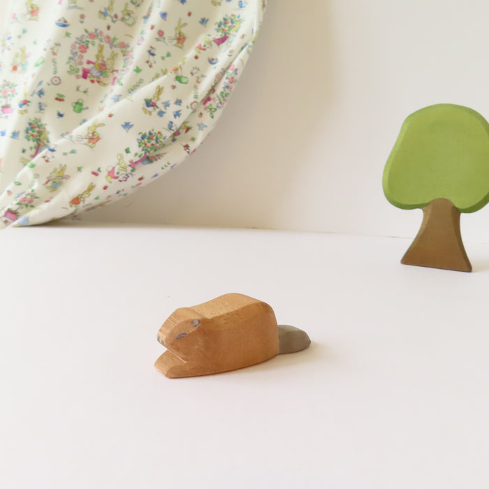 Ostheimer wooden toy animal - beaver kit