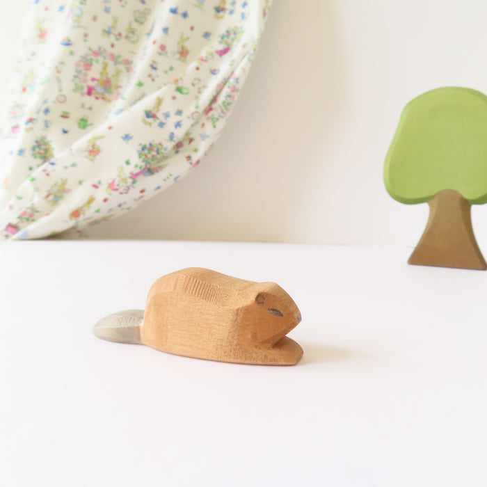 Ostheimer wooden toy animal - beaver kit