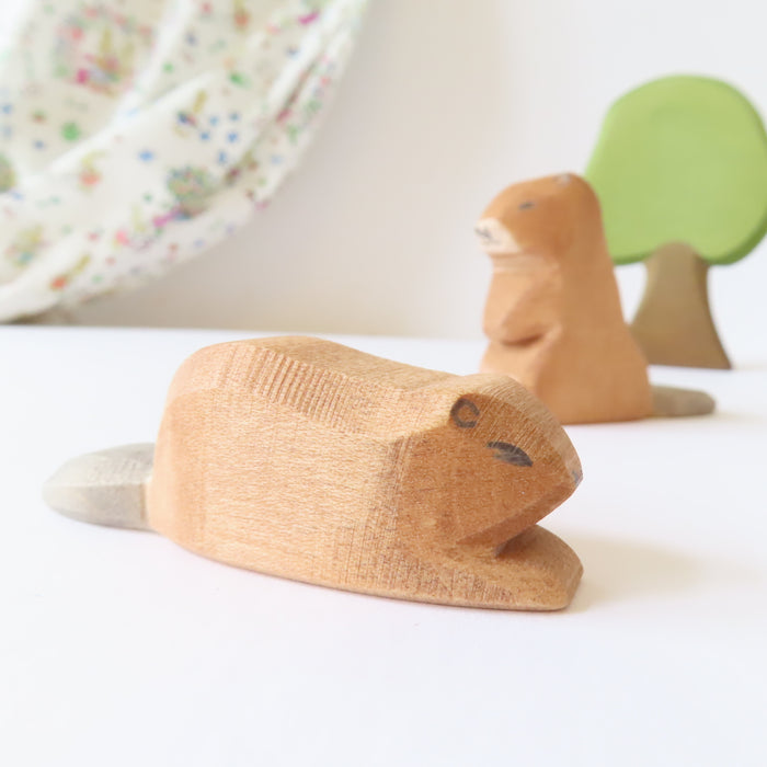 Ostheimer wooden toy animal - beaver kit
