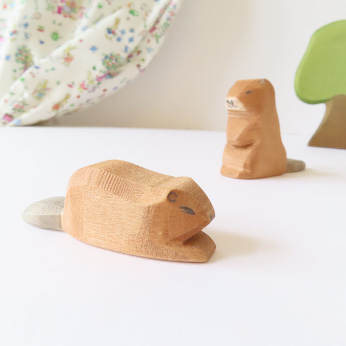 Ostheimer wooden toy animal - beaver