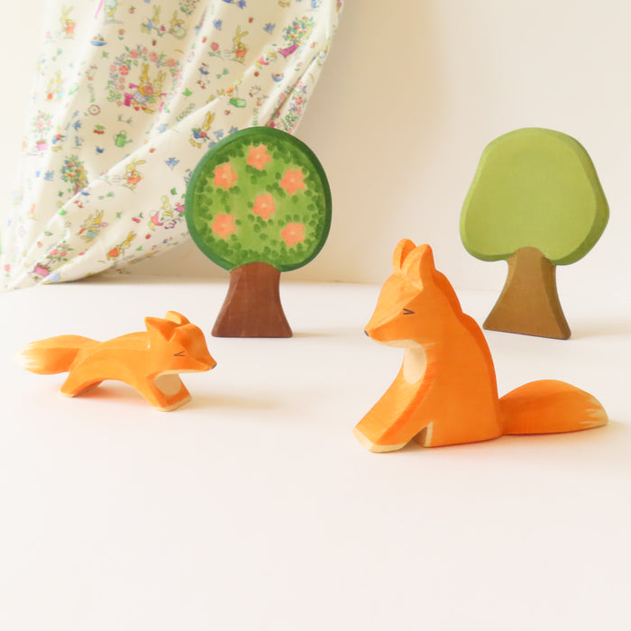 Ostheimer wooden toy animal - fox cub running