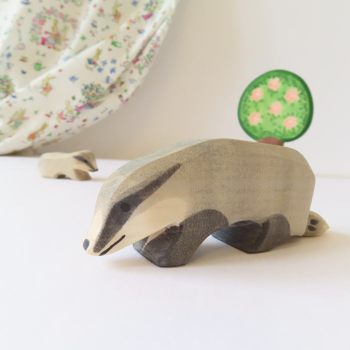 Ostheimer wooden toy animal - badger