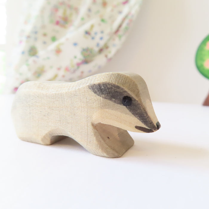 Ostheimer wooden toy animal - badger cub